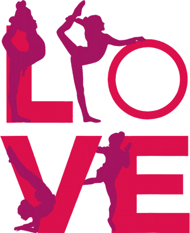 Love Gymnastics Funny Gymnast Turns Flips Girl Gift Button
