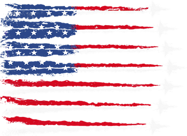Patriotic Red White Blue Usa Flag Fighter Jets Veterans Day Button
