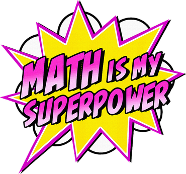 Math Is My Superpower Superhero Comic Algebra Lover Ornament