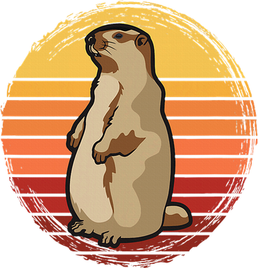 Marmot Sunset Design For Marmot Lovers 11oz C Handle Ceramic Mug