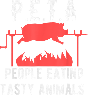 Funny P.E.T.A People Eating Tasty Animals Bbq Doggie Tank
