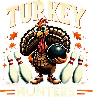 Turkey Hunters Retro Thanksgiving Bowling Lovers Tank Top