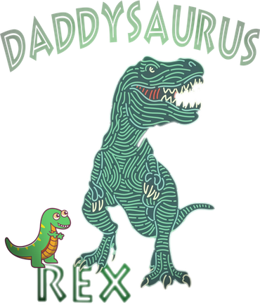 Daddysaurus Rex Tyrannosaurus Dino Dad Funny Gift Women's Hoodie