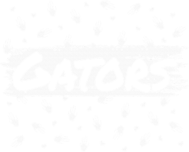 Gators Mascot Back To School Spirit Footprint Heart Leopard Button
