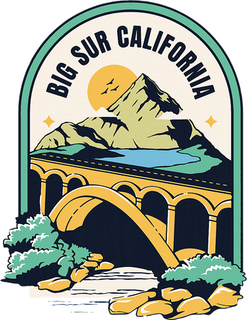 Big Sur California Bixby Bridge Coastal Highway Doddie Hoodie