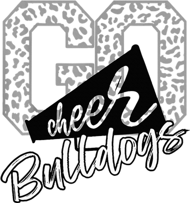Bulldogs School Spirit Mascot Leopard Cheer Fan Game Day Coaster