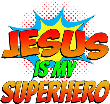 Jesus Is My Superhero Comic Book Christian Religious Easter Kids Sweatshirt