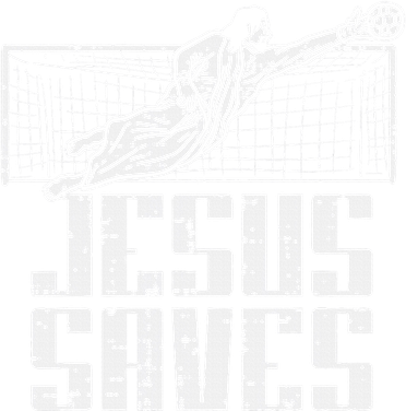 Jesus Saves Soccer Football Christian Goalie Goalkeeper Button