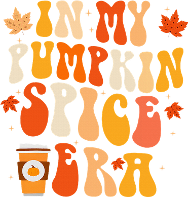 In My Pumpkin Spice Era Funny Retro Fall Vibes Thanksgiving Women's Hoodie