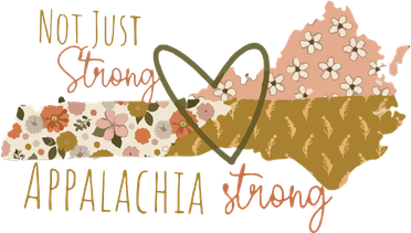 Floral Appalachian Map Not Just Strong Appalachian Pride Kids Hoodie