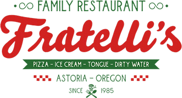 Vintage Fratellis Family Restaurant Astoria Oregon Ornament