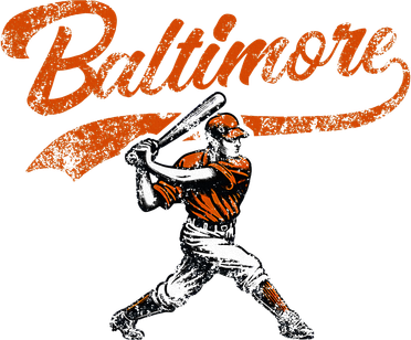 Baltimore Retro Vintage Baseball Classic Maryland Tank Top