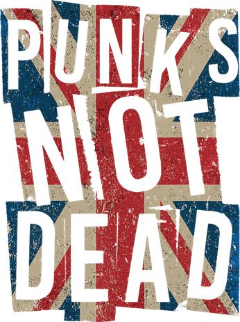 Punks Not Dead Vintage Uk London Flag Punk Is Not Dead Backpack