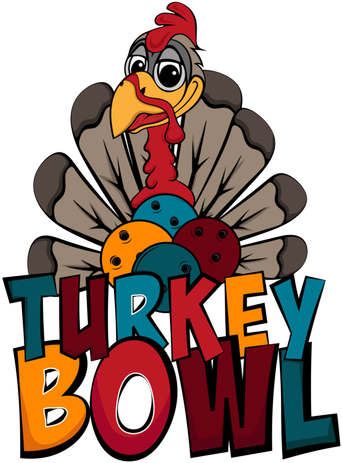 Turkey Bowling A Cute Turkey Bowl Bowling League Great Gift Women's Hoodie