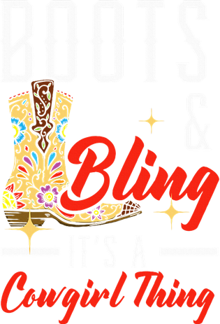 Boots & Bling ItS A Cowgirl Thing Rodeo Western Country Tote Bag