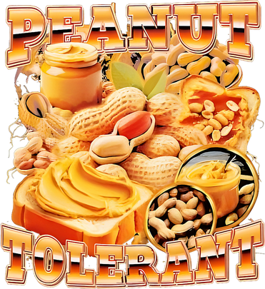 Peanut Tolerant Funny Button