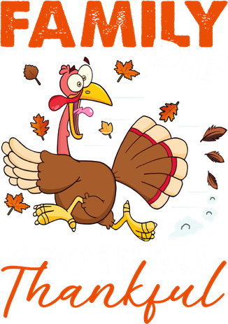 Family Pie Football Thankful Turkey Football Thanksgiving Great Gift Women's Tank Top