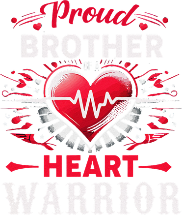 Proud Brother Heart Warrior Chd Awareness Congenital Defect Backpack