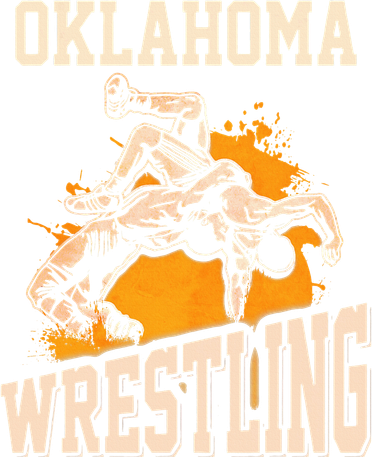 Oklahoma Wrestling Dad Mom Gift For Wrestler Son Kids T-Shirt