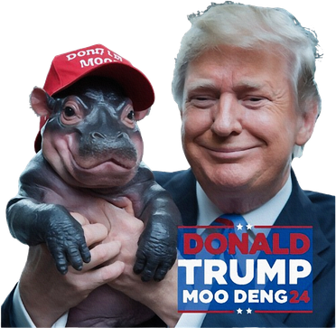 Moo Deng Trump And The HippoS Campaign Journey Tank Top