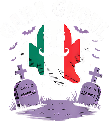 Halloween Graveyard Gaba Ghoul Ghost Funny Italian Gabagool Pajama Set