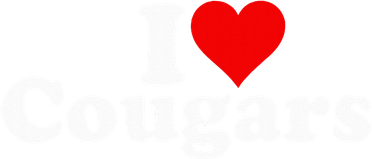 I Love Heart Cougars Sexy Older Women Doggie Tank