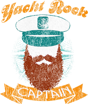 Yacht Rock Captain Party Boat Drinking Bearded Women's Dry Zone Grid Polo