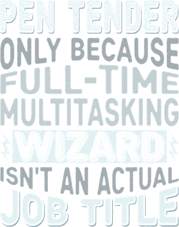 Wizard Job Title Quote Funny Pen Tender Button
