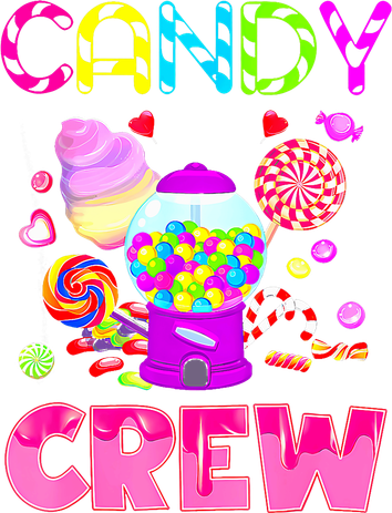 Candy Land Costume Women Candy Crew Sweetie Candy Squad Hat