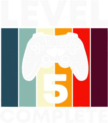 Level 5 Complete 5th Year Wedding Anniversary Gift For Him Kids Hoodie