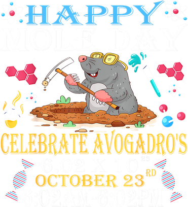 Happy Mole Day Celebrate AvogadroS Mole 6.02 X 10 October Kids Hoodie