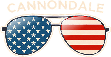 Cannondale Ct Vintage Us Flag Sunglasses Kids T-Shirt