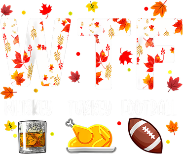 Wtf Whiskey Turkey Football Funny Thanksgiving Day Beanie