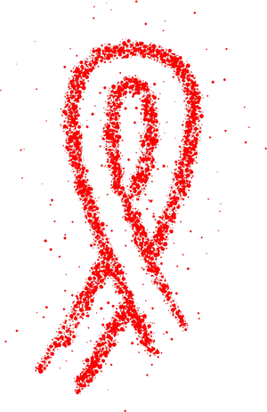Hiv Red Ribbon World Aids Day Women's Long Sleeve Shirt