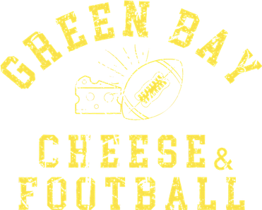 Green Bay Cheese & Football Distressed Gift Kids T-Shirt