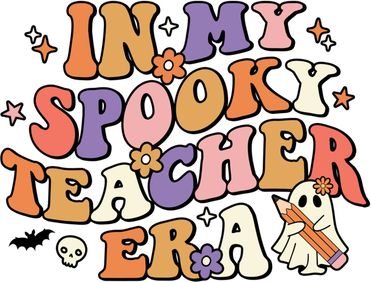In My Spooky Teacher Era Retro Teacher Halloween Costume Gift Kids Hoodie