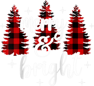 Merry And Bright Matching Family Gifts Xmas Trees Raglan Baseball Women's Hoodie