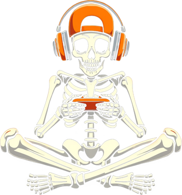 Halloween Skeleton Gamer Video Gaming Halloween Costume Cute Gift Baby Bodysuit