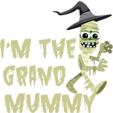 IM The Grand Mummy Halloween Grandma Costume Gift Kids Long Sleeve Shirt
