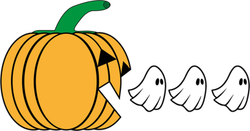 Pumpkin Eating Ghost Gamer Funny Halloween Gift Toddler Hoodie