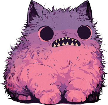 Cat Monster Graphic Kawaii Pastel Goth Anime Aesthetic Goth Hat
