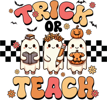 Trick Or Teach Spooky Teacher Ghost Halloween Ghost Teaching Meaningful Gift Tank Top