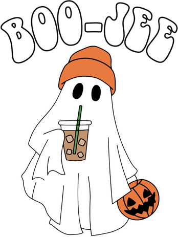 Funny Halloween Boo Jee Ghost Ing Coffee Cool Gift Button