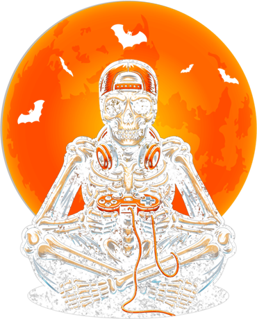 Halloween Skeleton Gamer Video Gaming Ns Gift Tote Bag