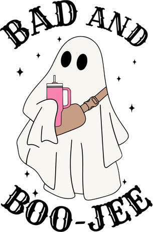 Spooky Season Cute Ghost Halloween Costume Bad And Boojee Gift Bucket Hat