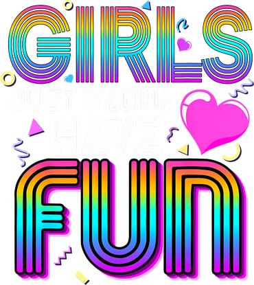Girl Just Wanna Have Fun Awesome 70s 80s 90s 1980s Kids Hoodie