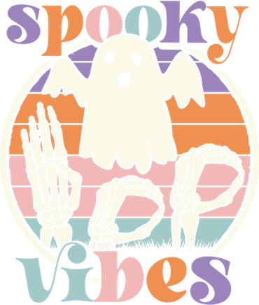 Spooky Vibes Asl Hands American Sign Language Boo Halloween Gift Toddler Hoodie