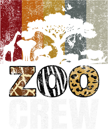 Retro Zoo Crew Safari Wildlife Family Zoo Day Trip Matching Hat
