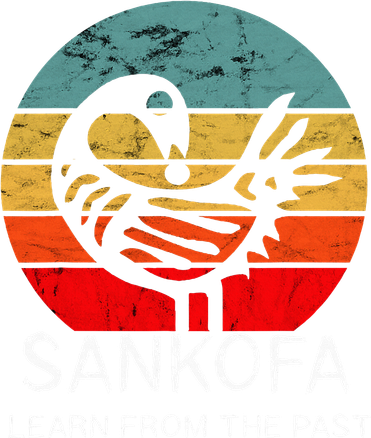 Sankofa Retro Vintage Learn From The Past African Bird Women's Sweatshirt