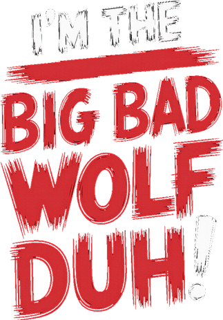 IM The Bad Wolf Duh Diy Halloween Costume Coaster
